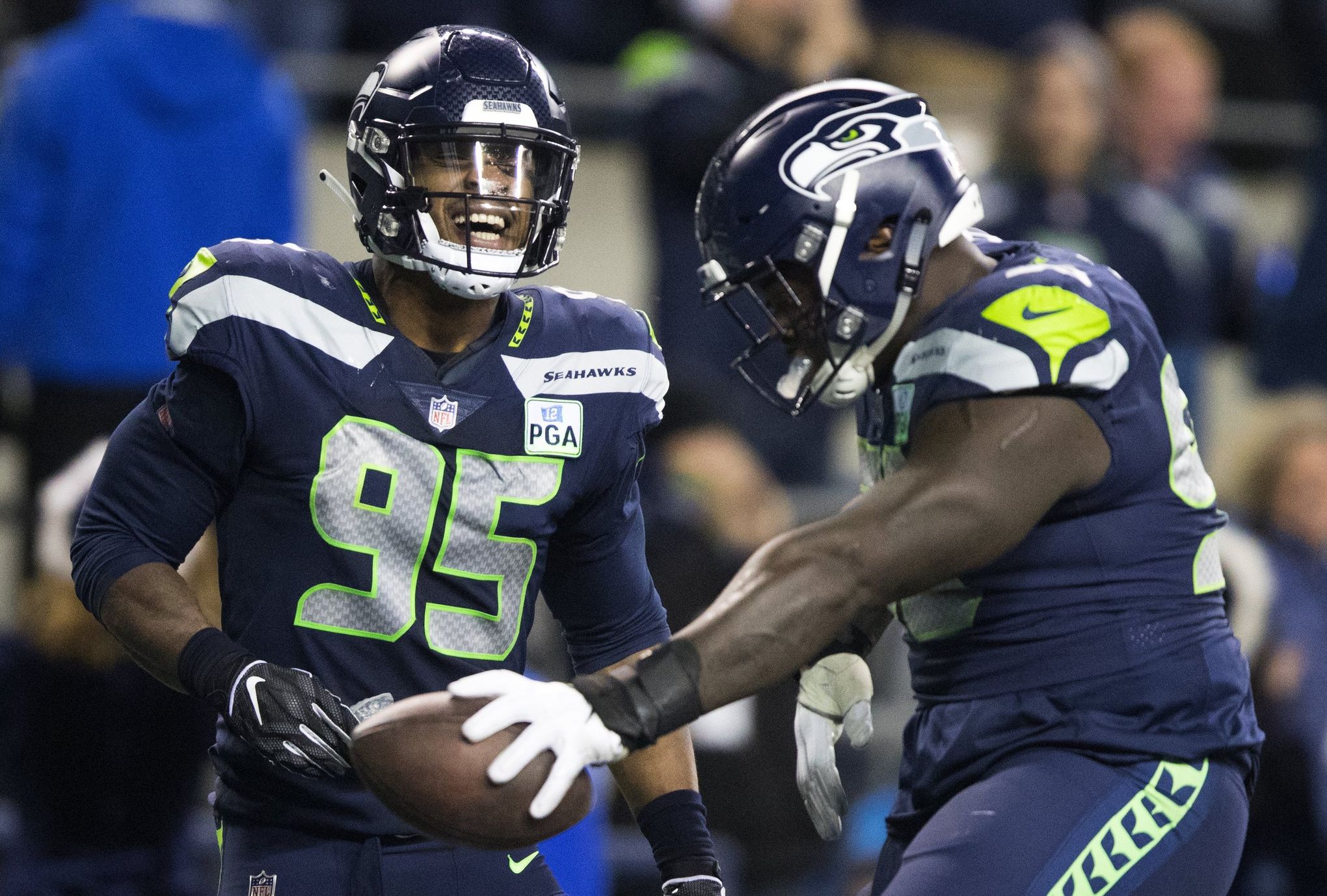 Reporter Bob Condotta grades the Seahawks' 48-45 win over the