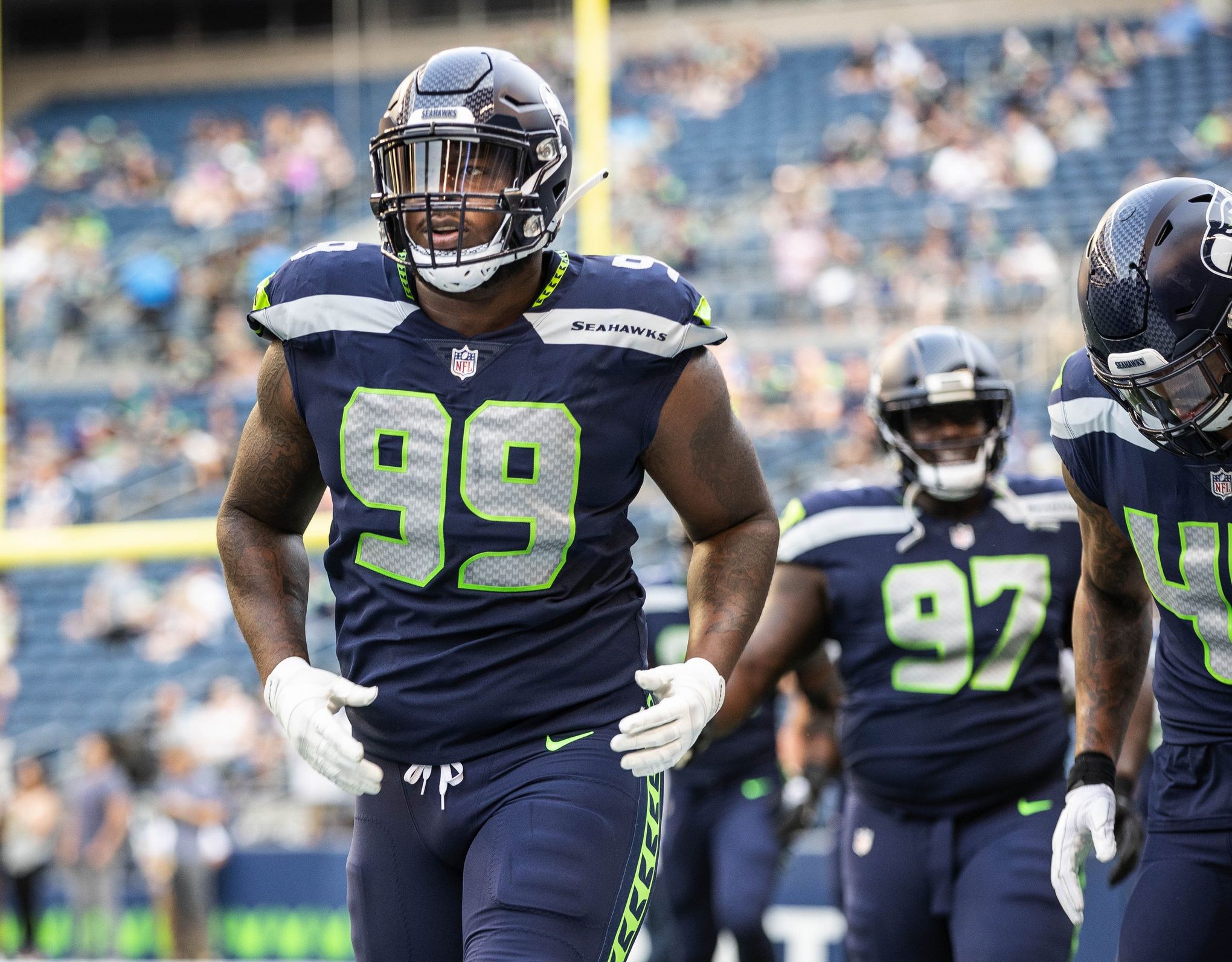 Seahawks DT Quinton Jefferson brings attention to program helping troubled  youth get back on track