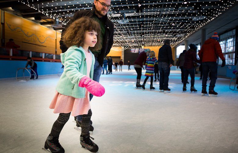 Ice skating in Seattle, and elsewhere, Winter 2022