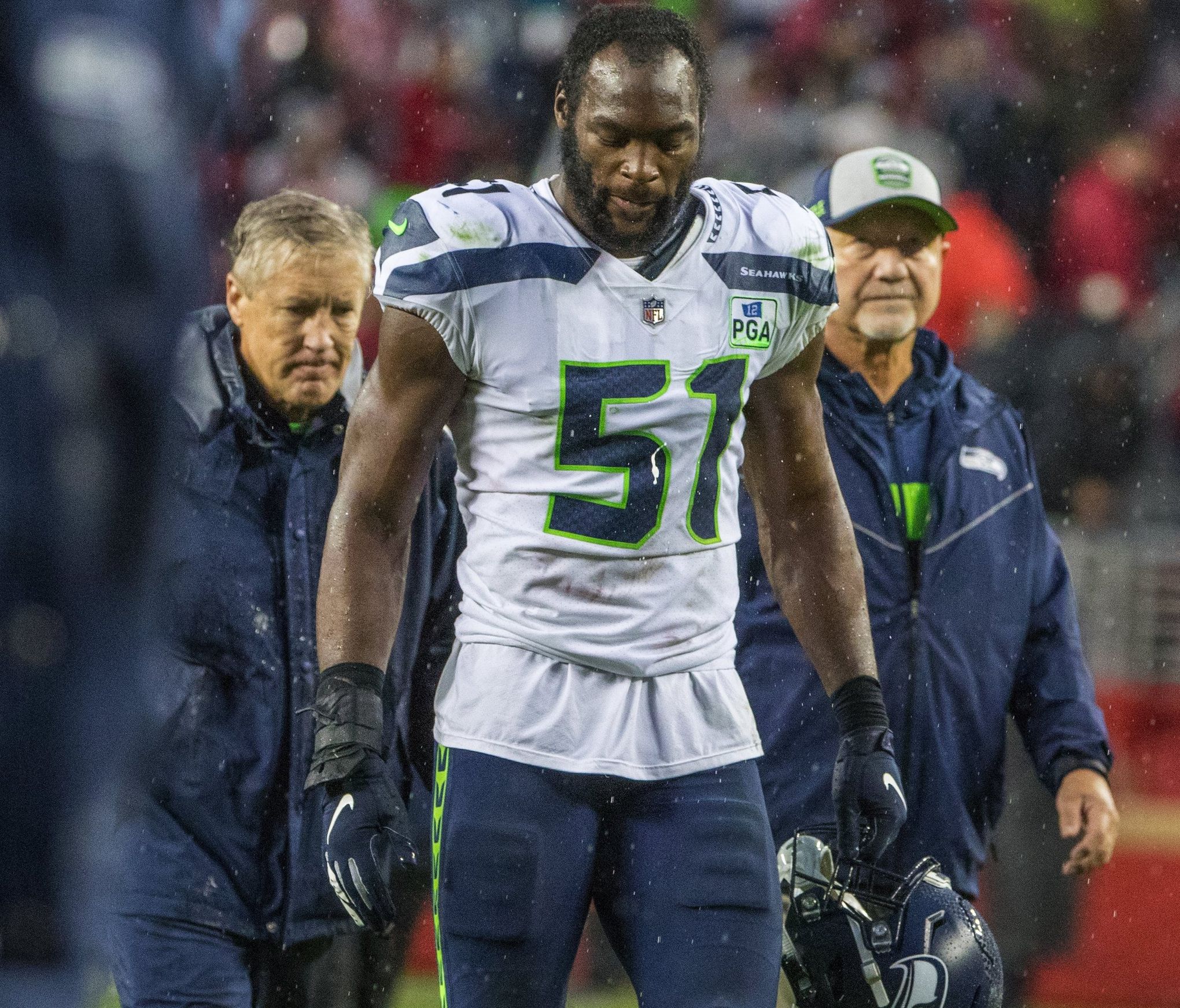 Reporter Bob Condotta grades the Seahawks' Week 15 loss to the 49ers