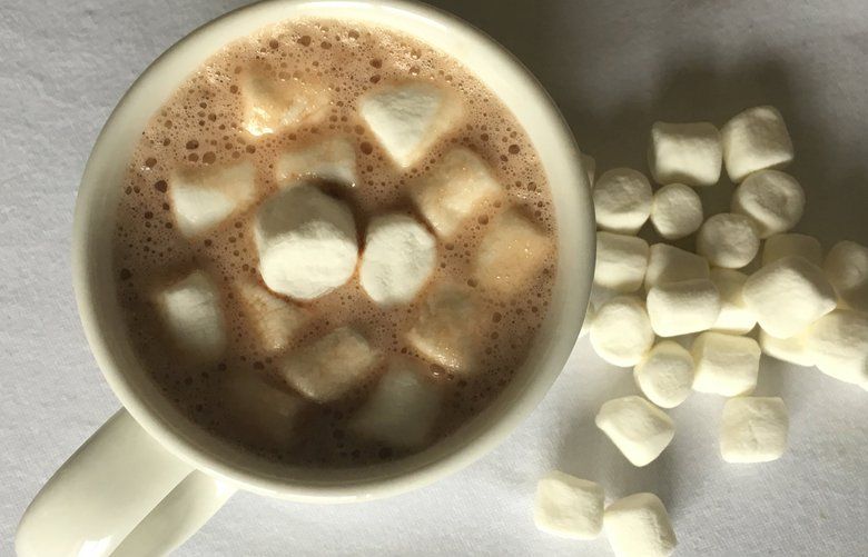 Simple homemade hot chocolate with marshmallows. (Robert Cronkleton/Kansas City Star/TNS)