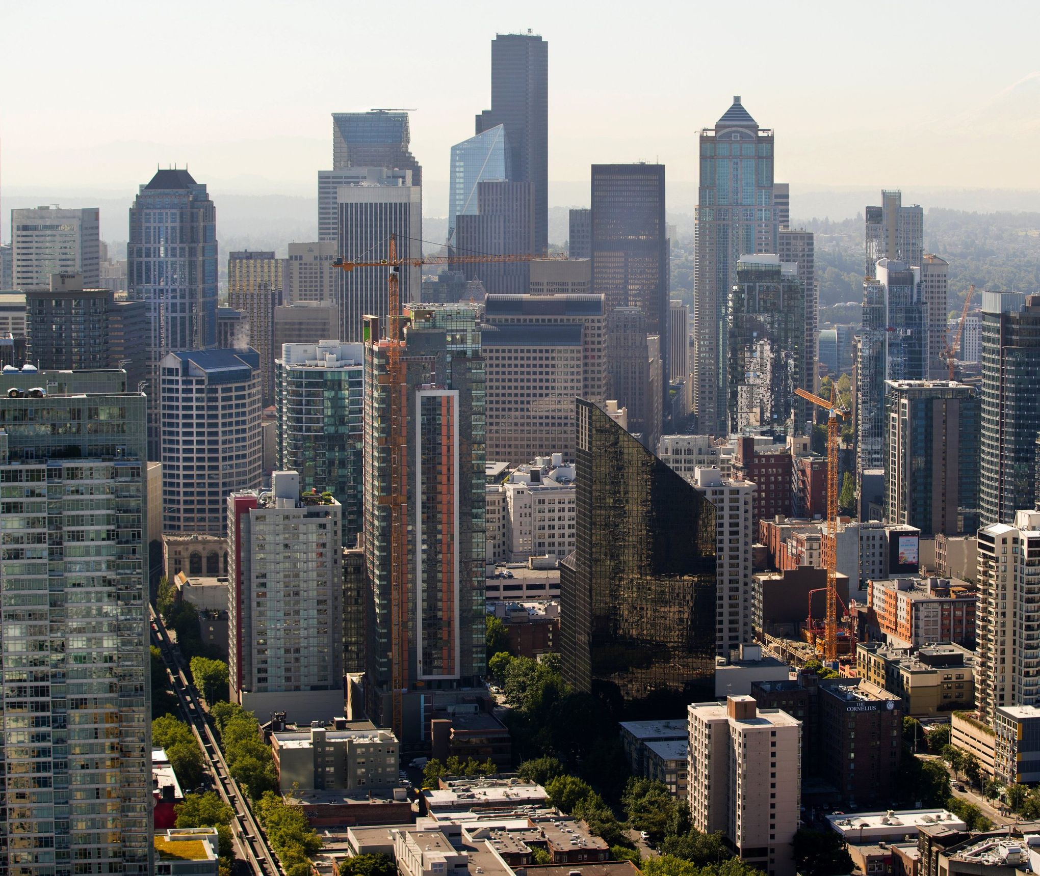 Building Seattle, brick by video game brick: City rises in