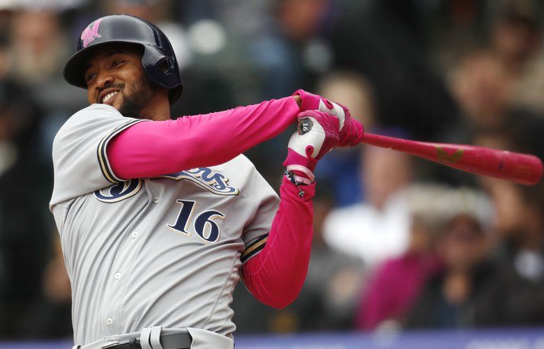 Brewers trade Domingo Santana to Seattle for Ben Gamel, minor-leaguer