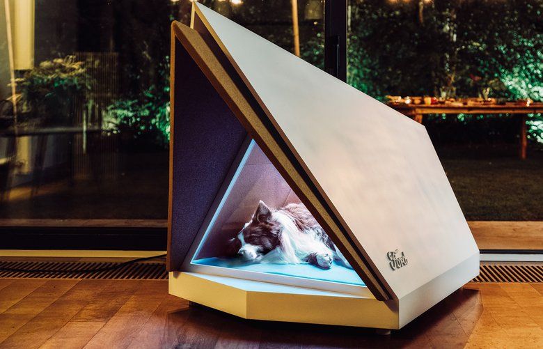 Ford designs a noise-canceling dog kennel for pups bothered by fireworks. New Year’s Eve. Faces lit up with joy as the countdown to midnight begins and the skies are illuminated by fireworks. But the soundtrack to that experience can be a painful one for pets and worrying for owners. (Ford Motor) 
