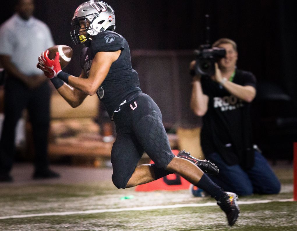 Union’s Darien Chase will be catching passes at Nebraska next season. (Rebekah Welch / The Seattle Times)