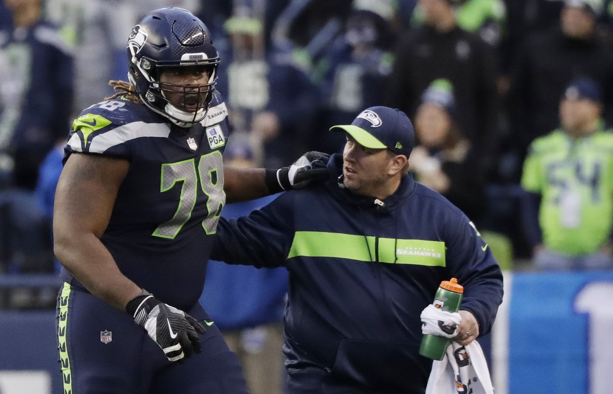 What Pete Carroll said Monday: Good and bad news on Chris Carson, D.J.  Fluker; Mychal Kendricks is back | The Seattle Times