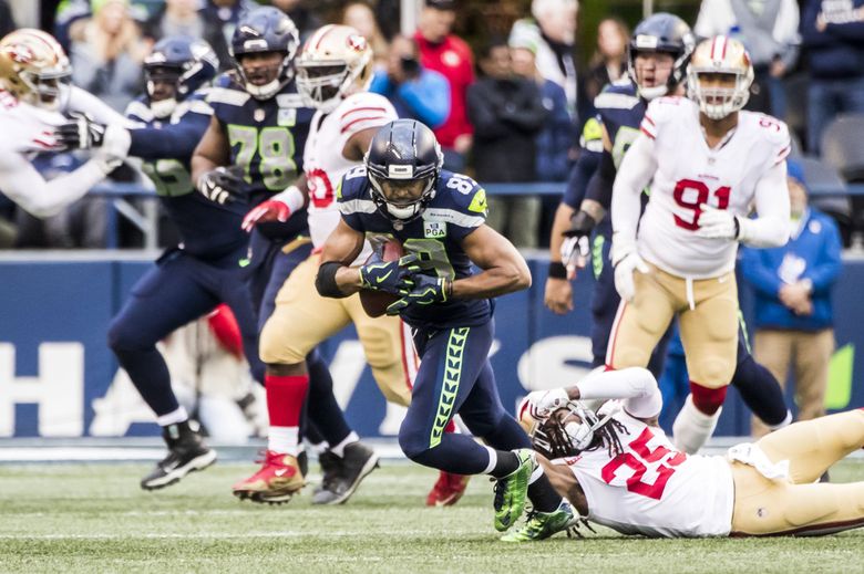 Richard Sherman, though hobbled, celebrates SB 48 win late into