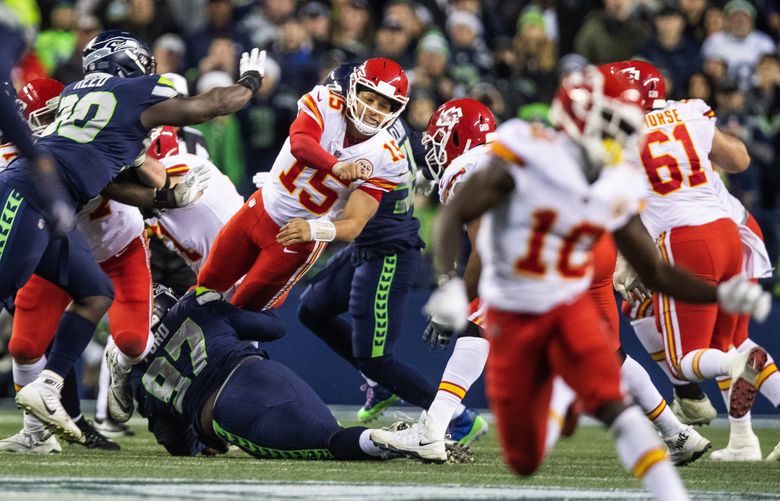 Chiefs' Patrick Mahomes on showing from defense vs. Seahawks