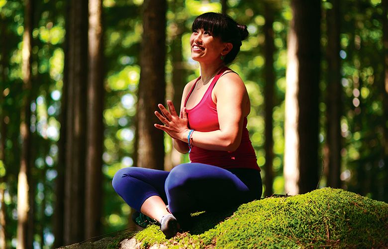 This is an assignment for the Pacific NW magazine cover story for June 12. It’s book excerpt from Nicole Tsong’s books on yoga for hikers and climbers. With Erika Schultz photos. This is an asst., David Miller will place photos on this story