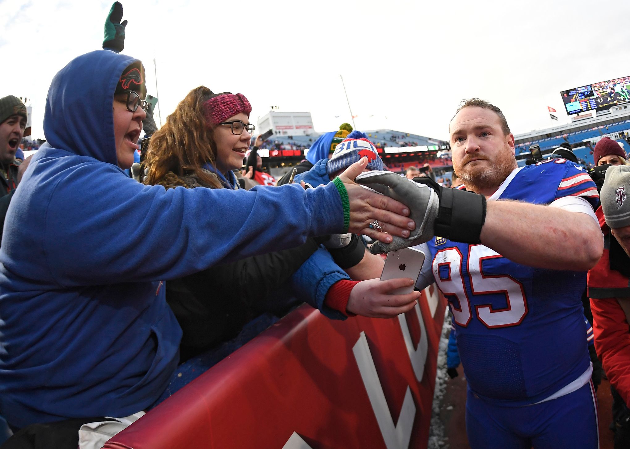 Buffalo Bills Sean McDermott Blue Puffer Jacket - William Jacket