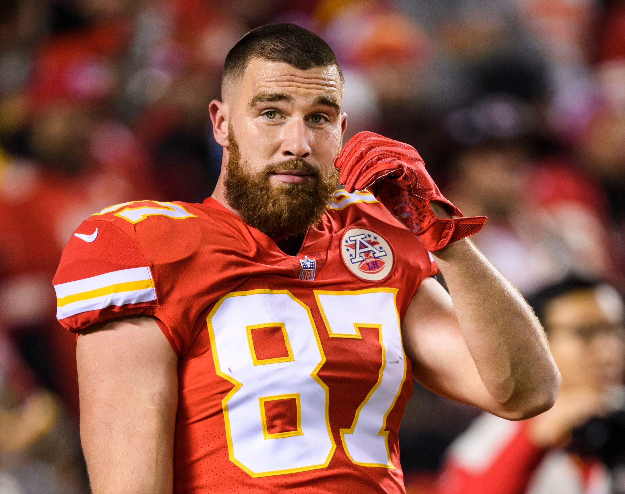 Kelce, Kittle chasing Gronk's record for best TE season 