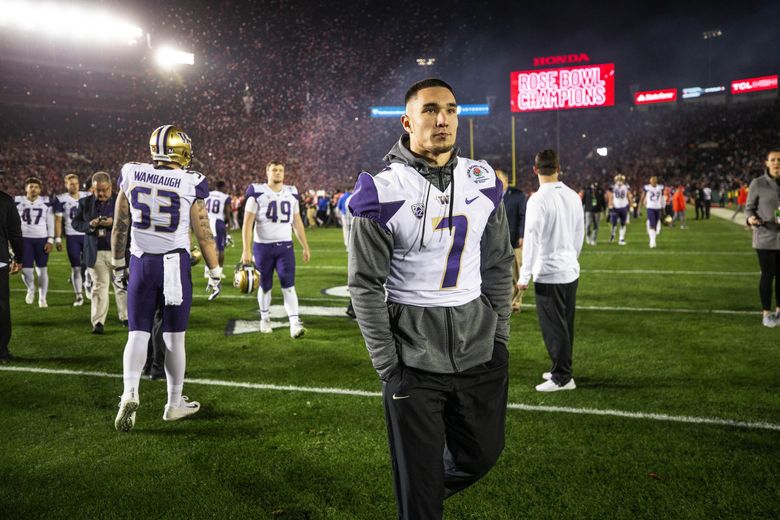 I tried giving it everything': Washington All-American safety Taylor Rapp  sits out Rose Bowl with hip injury