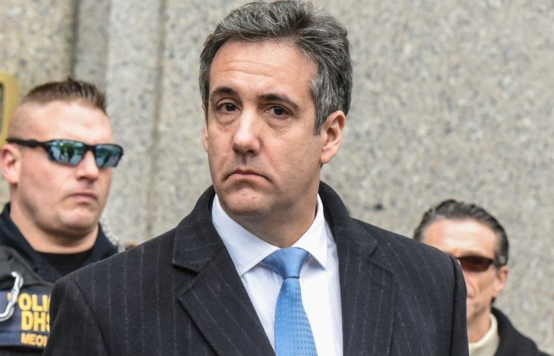 FILE– Michael Cohen, President Donald Trump’s former lawyer and fixer, leaves a courthouse in Manhattan after his sentencing, Dec. 12, 2018. Cohen acknowledged on Jan. 17, 2019, that he had paid the owner of a technology services company to help doctor results of an online poll to help Trump as he considered a run for president. (Stephanie Keith/The New York Times) XNYT23 XNYT23