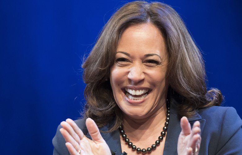 Kamala Harris opens presidential bid | The Seattle Times