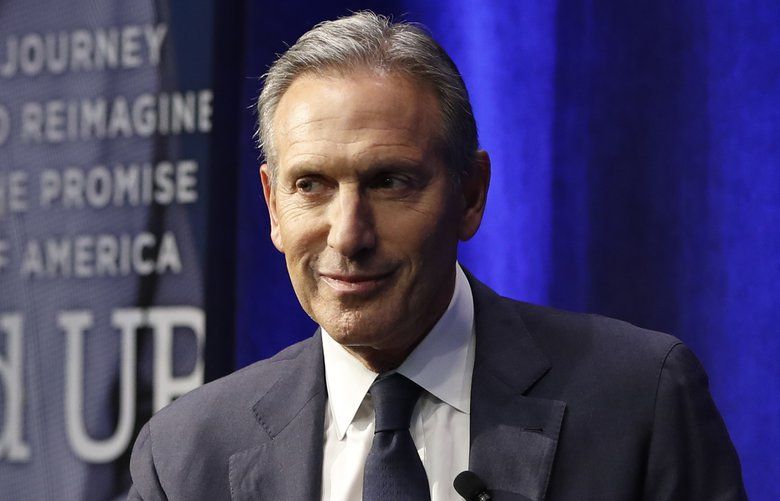 Howard Schultz is above the political fray — so high above he often ...