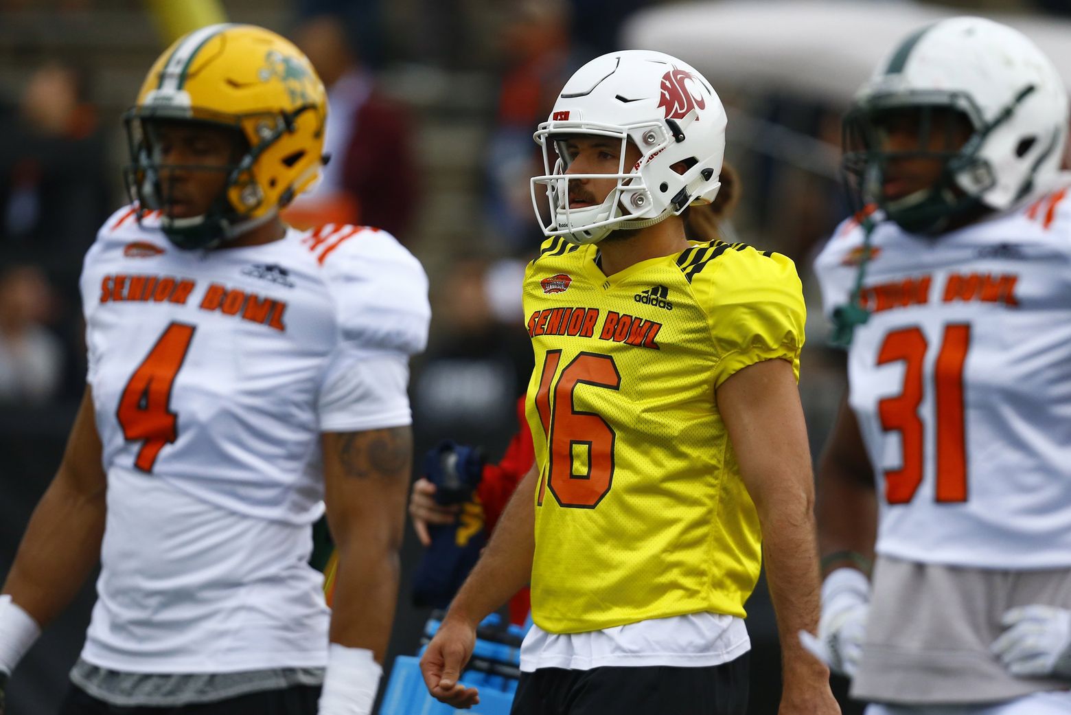 WSU's Gardner Minshew and Andre Dillard in Super Bowl LVII