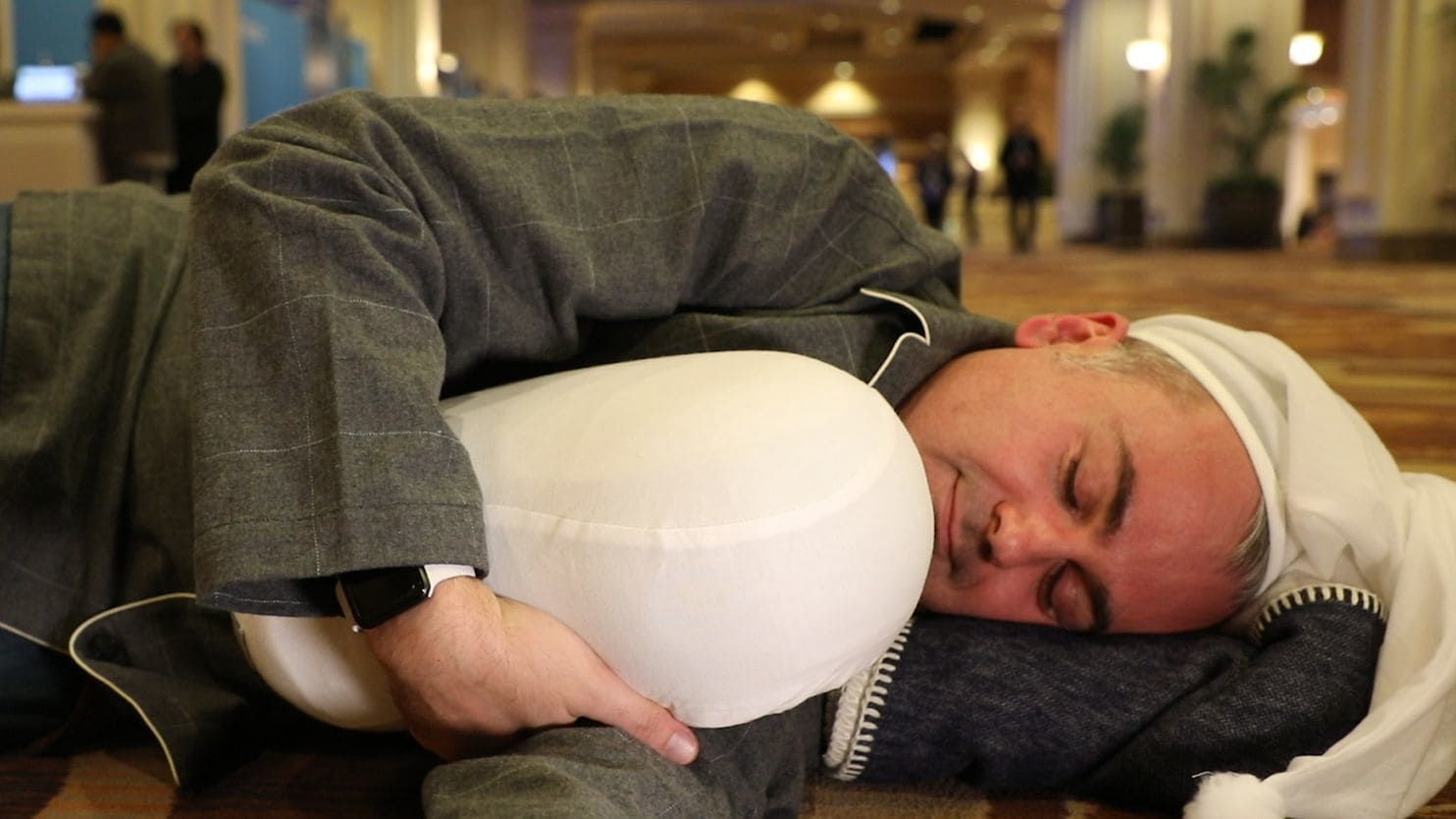 snore activated nudging pillow