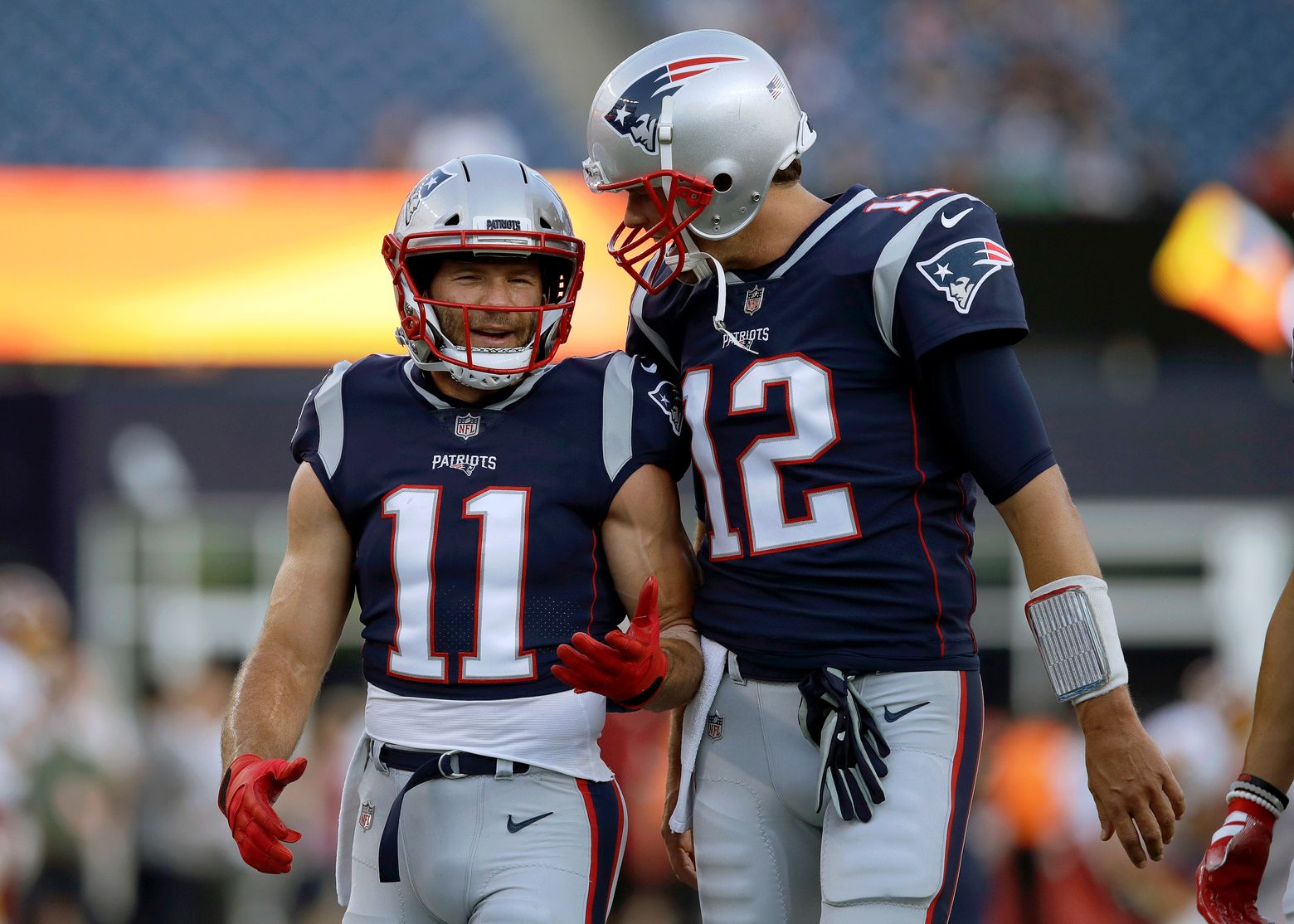 New England Patriots wide receiver Julian Edelman (11) prior to