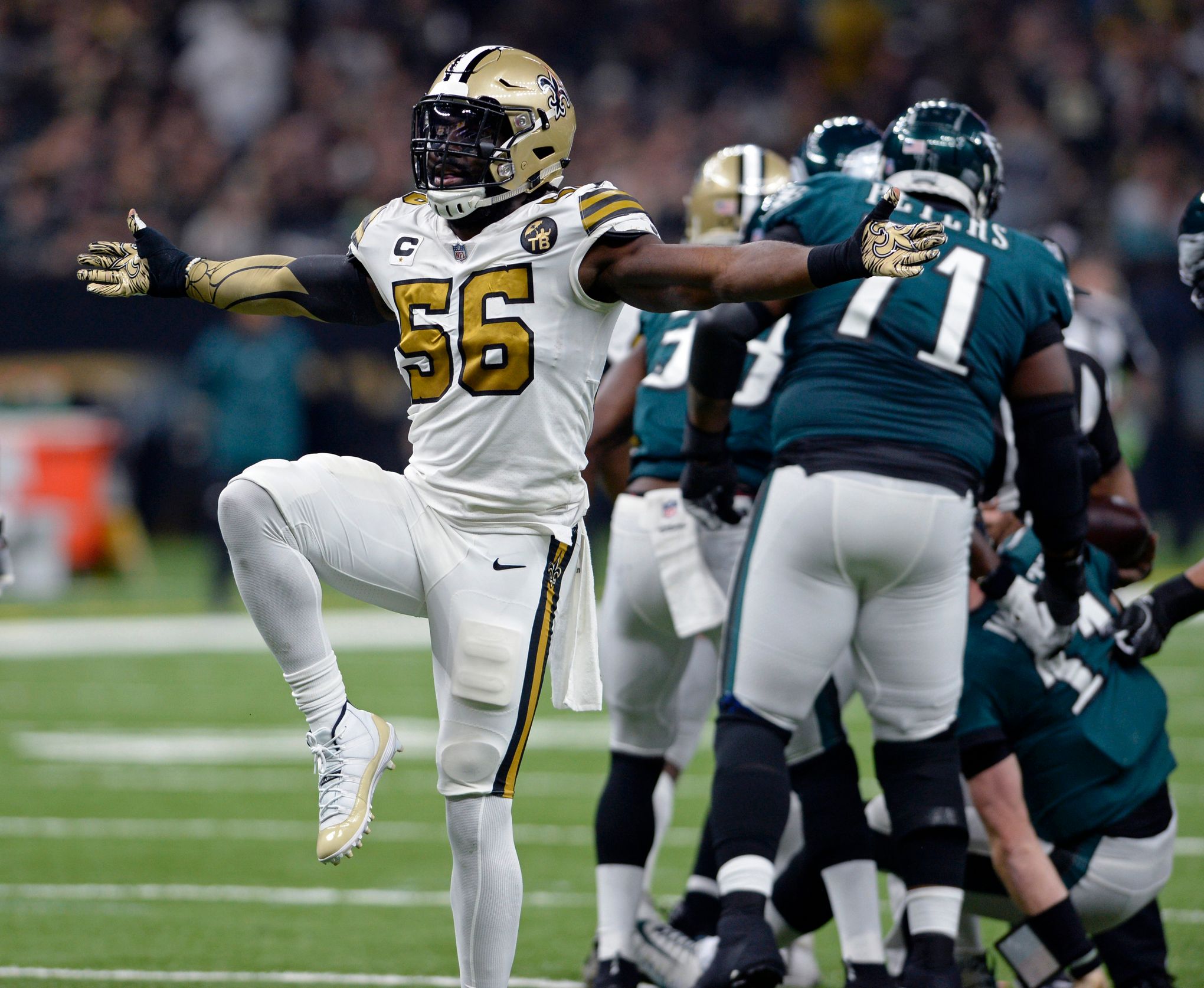 Demario Davis totaled a team-leading - New Orleans Saints