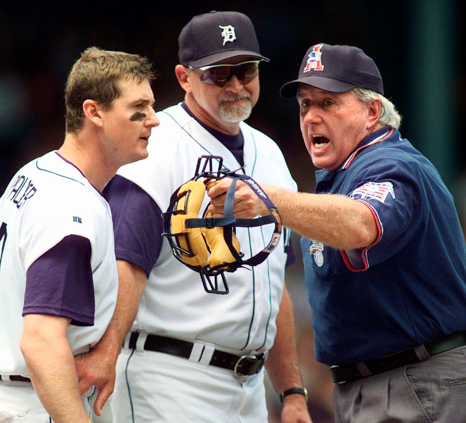 One local umpire, the father of a Major Leaguer, is doing his part