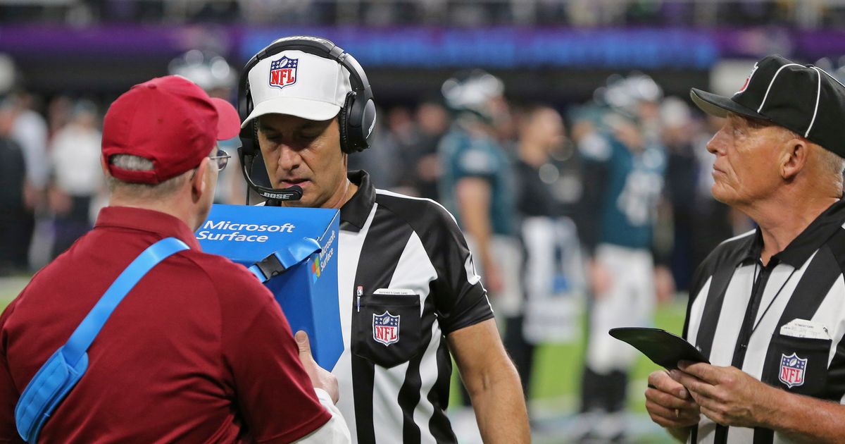 CBS rules analyst Steratore said holding should have been called