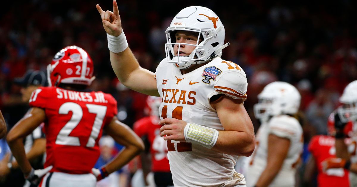 Ehlinger’s 3 TDs lead Texas past 2821 in Sugar Bowl The