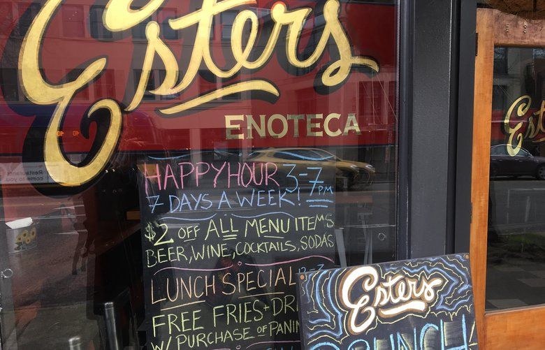 Deals abound at Esters, including a four-hour happy hour every day of the week; free paella with a drink order on Thursdays and lunch specials.