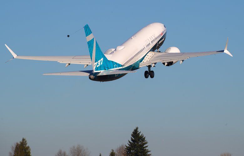 The Boeing 737 MAX 7 (The Seattle Times)