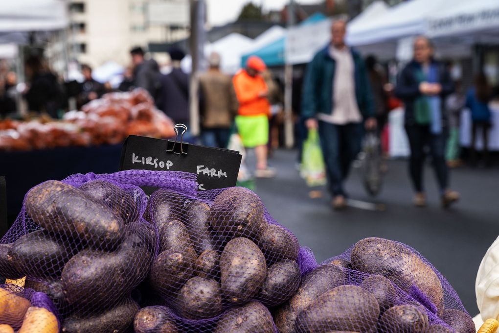 Farmers markets offer a true representation of what is being grown in our region in any particular season, e.g. root vegetables in winter. (Dean Rutz / The Seattle Times)