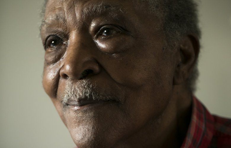 Clyde Robinson, 97, of Seattle, is one of the few remaining Buffalo Soldiers. He served in the Army during World War II.
Robinson photographed at his home in Seattle August 22, 2018. 207511