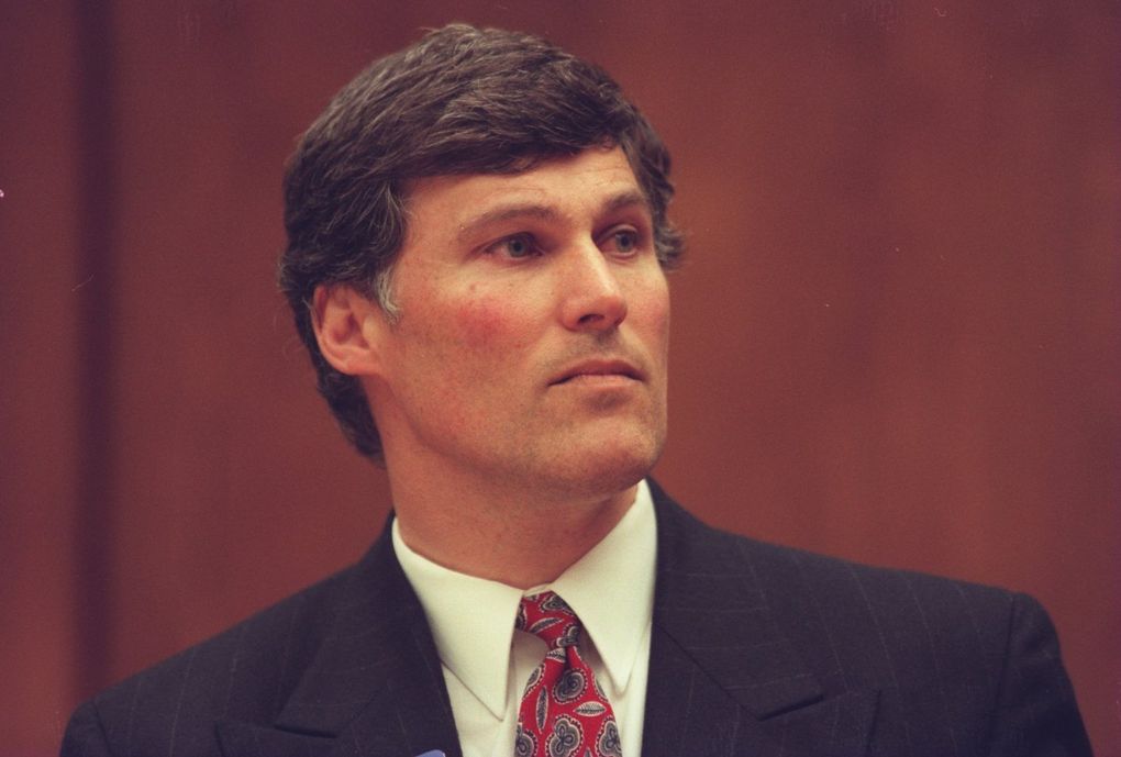 Jay Inslee in April 1996, the year he first ran for governor. He came in third in the Democratic primary. (Tom Reese / The Seattle Times)