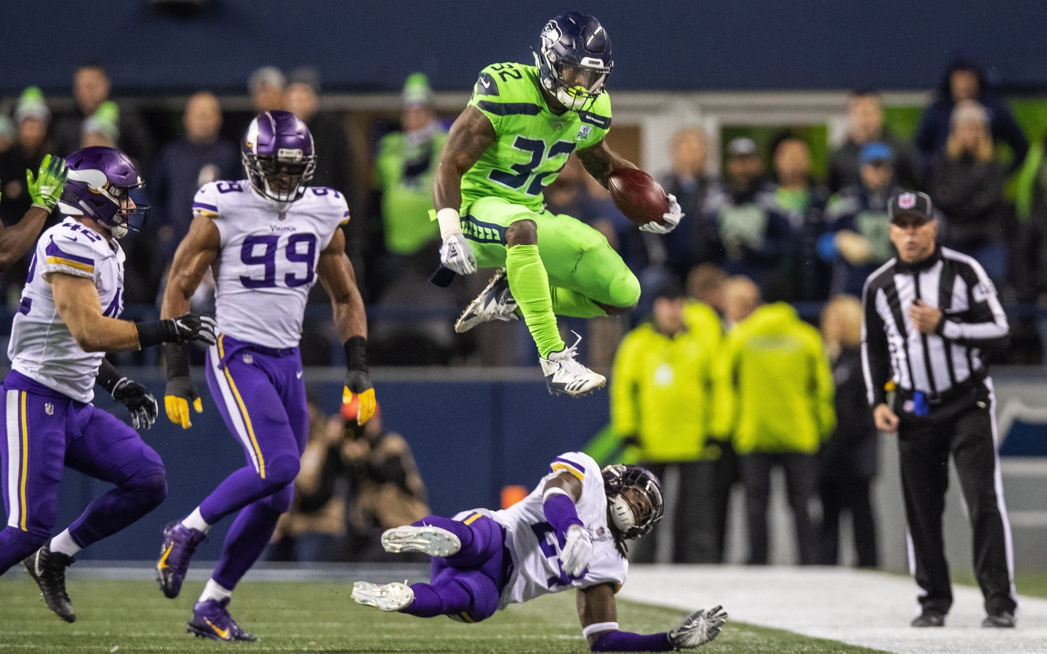 Chris Carson gets highest 'Madden' rating among Seahawks running backs