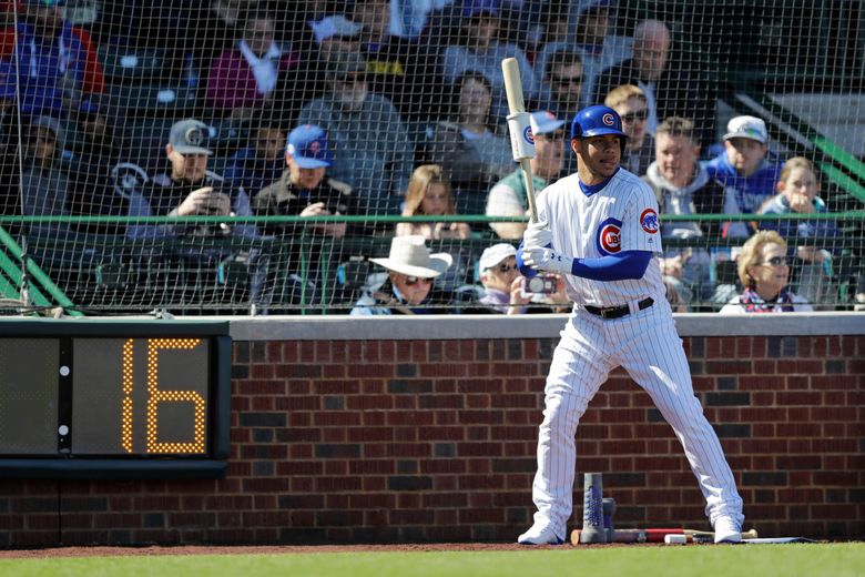 Cubs Clock Baseball