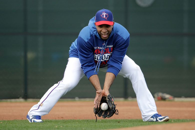 Adrian Beltre takes batting practice