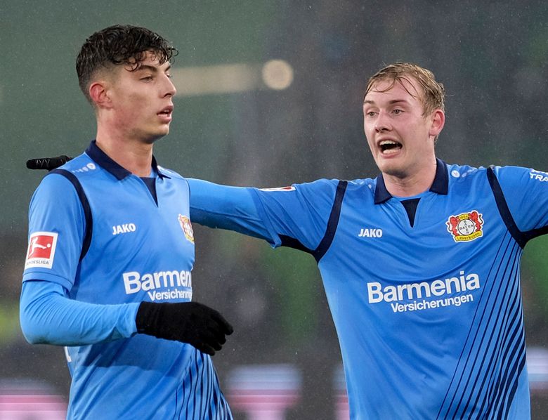 Young midfielders Havertz, Brandt leading Leverkusen revival | The Seattle Times