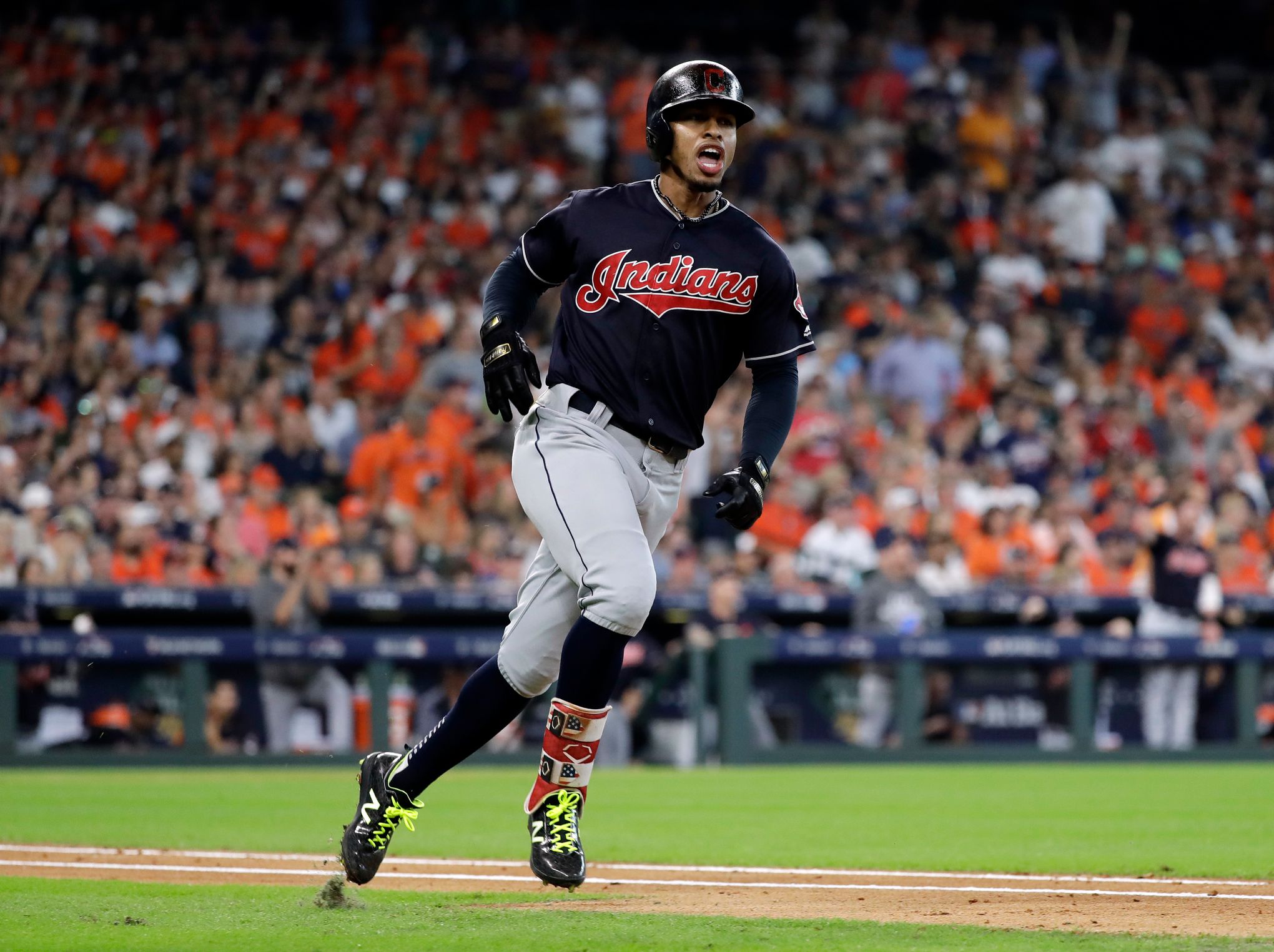 Francisco Lindor 2018 Major League Baseball Workout Day