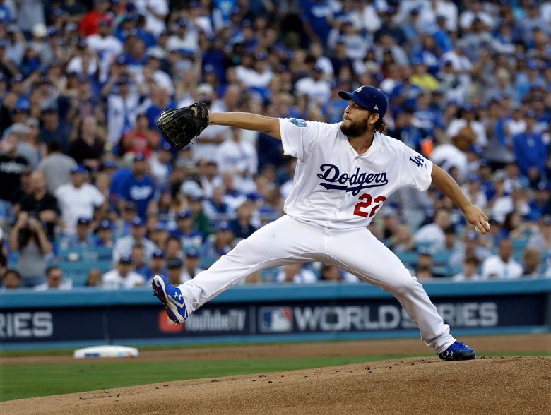 Clayton Kershaw Los Angeles Dodgers Unsigned Pitching in The 2022 MLB All-Star Game Photograph