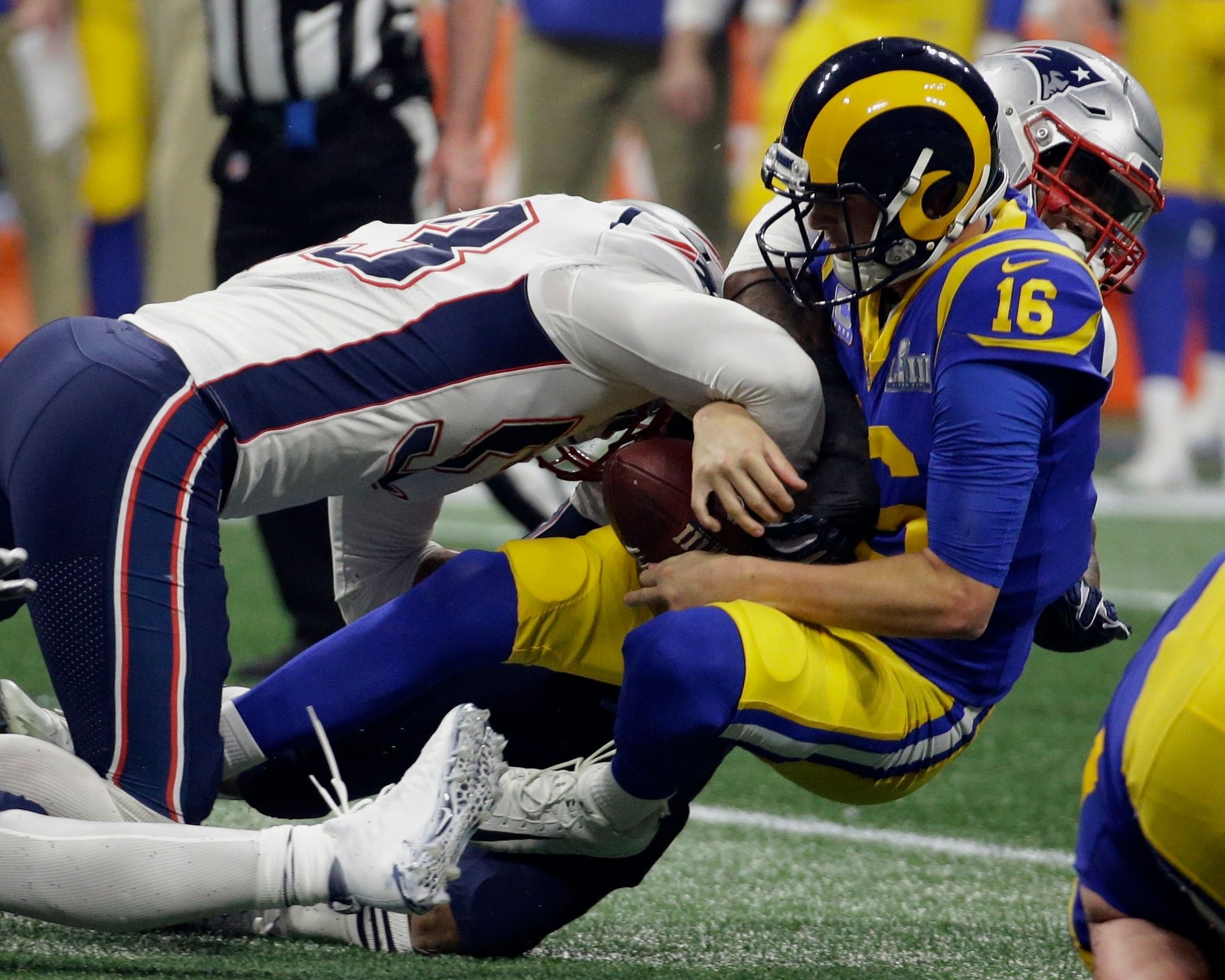 Goff, Rams' electric offense shorts out in Super Bowl defeat