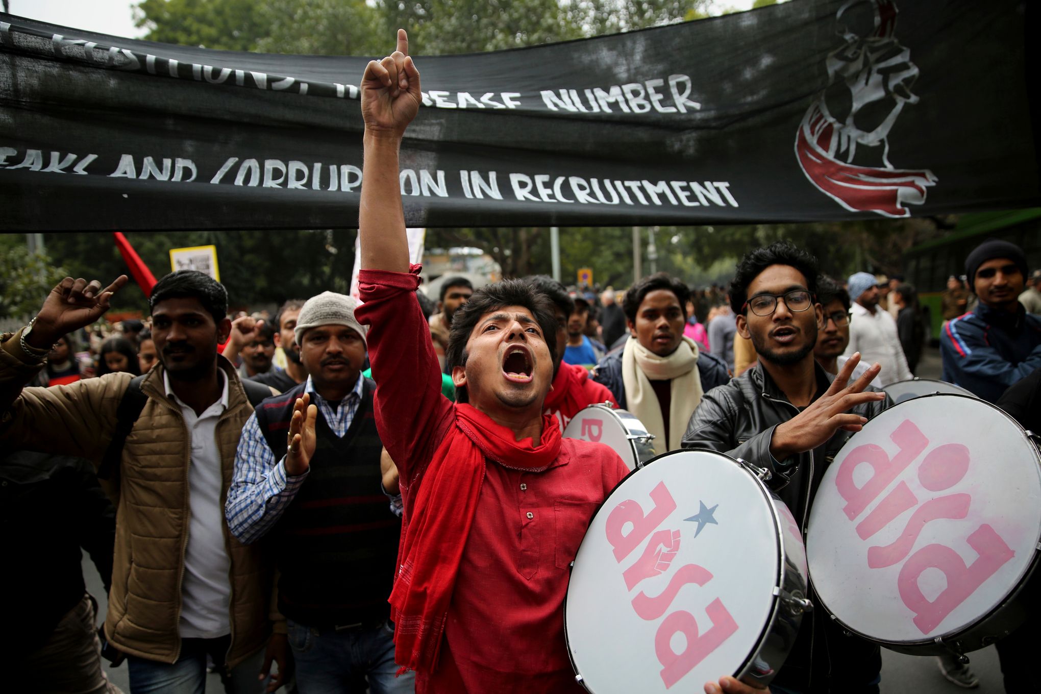 Jobless youth march to protest Indian 'unemployment crisis' | The ...