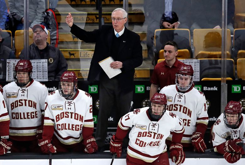 Boston College signs hockey coach York to extension | The Seattle Times