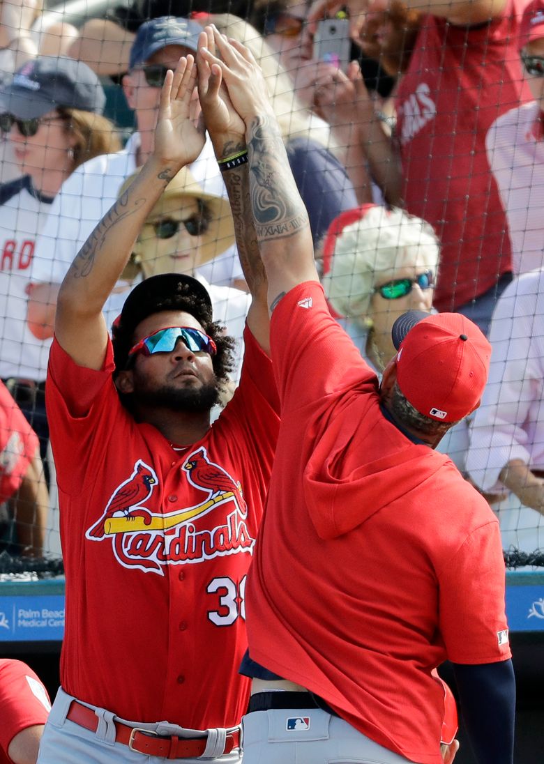 Yadier Molina is so good he sees and celebrates home runs before
