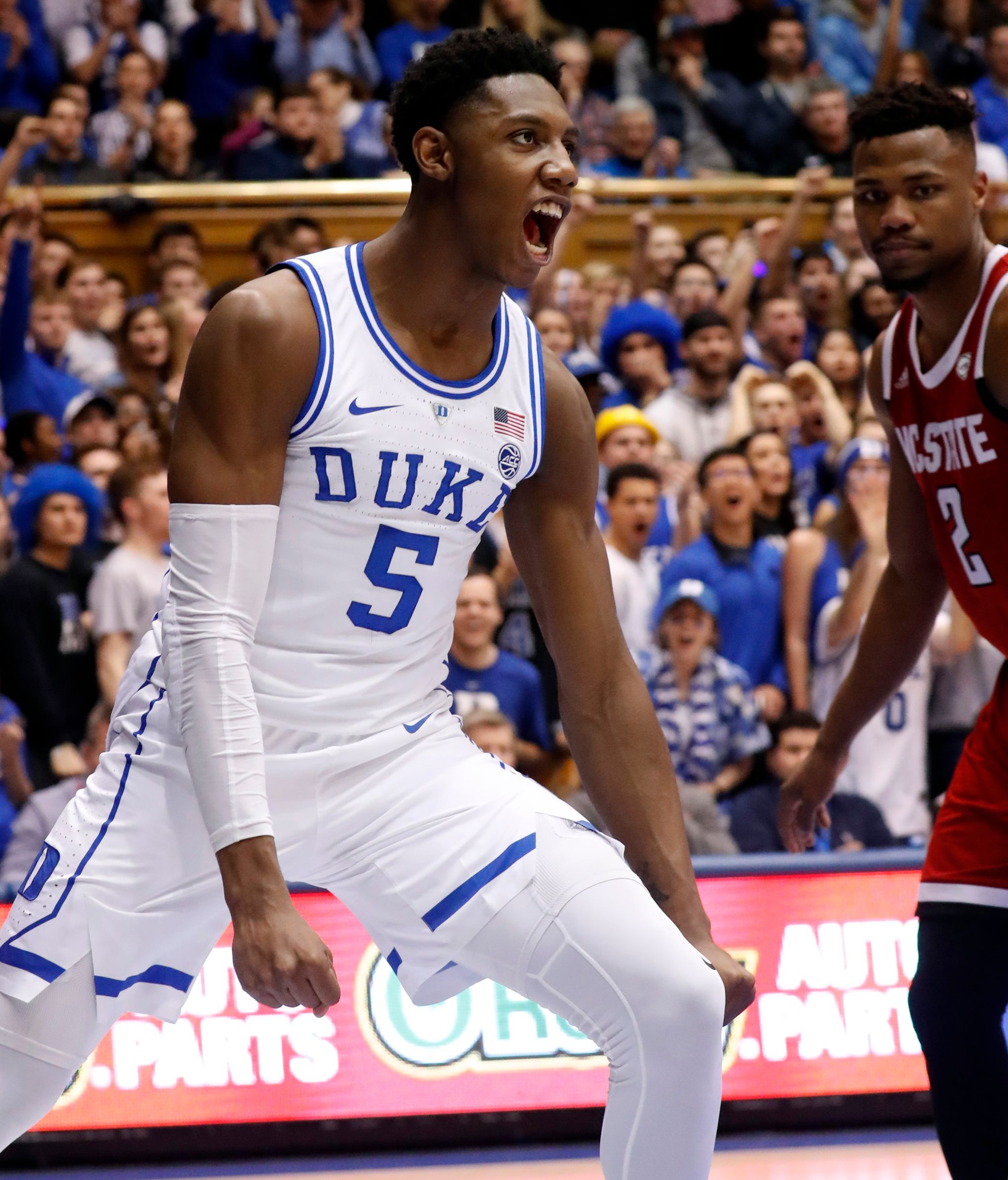 RJ Barrett puts up 26 points as No. 2 Duke shuts down Pitt