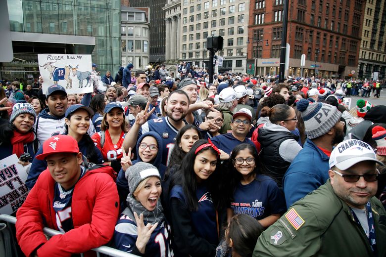 New England Patriots Super Bowl Parade Draws Thousands