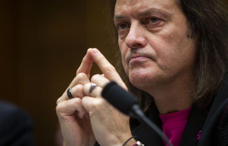 John Legere, chief executive officer of T-Mobile US  (Al Drago/Bloomberg) 