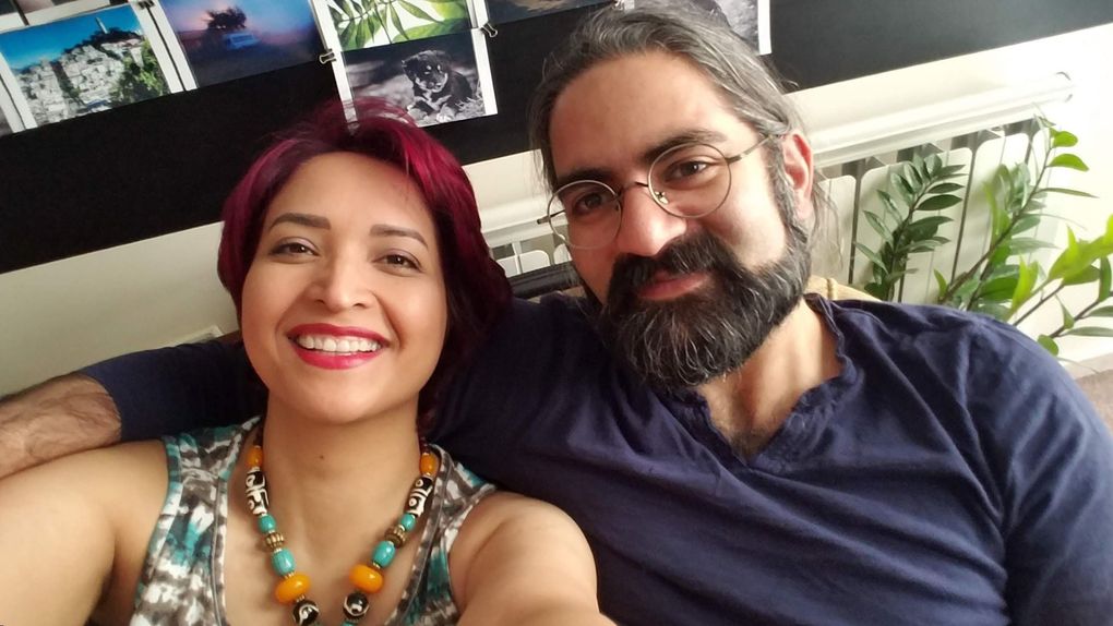 Rad Cyrus visited Iran recently to see his wife, Aghdas Mohammadkhani, in person. (Courtesy of Rad Cyrus)