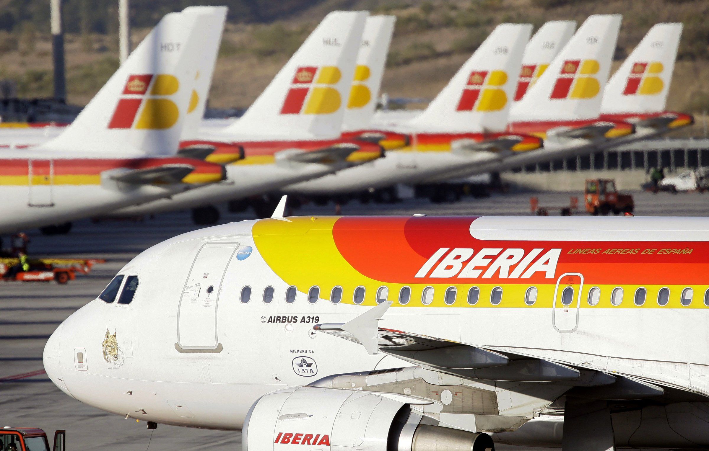 Iberia airlines store lost luggage