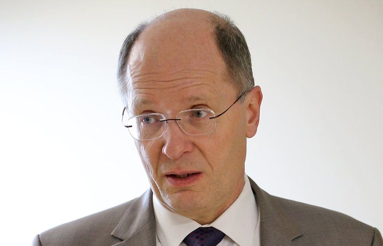 Dr. Jurgen Unutzer, chair of UW Psychiatry and Behavioral Health Sciences March 15, 2019. Photographed in his office, 209630