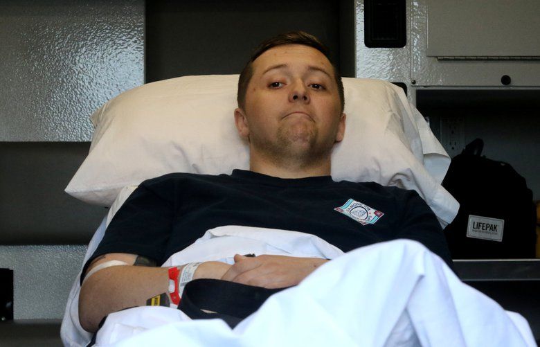 Kittitas Police Officer Benito ?Kellyn? Chavez was wounded in a shootout last week killing Sheriff’s Deputy Ryan Thompson, but is recovering.  He was released from Harborview Medical Center Saturday and transported back home in a Kittitas Valley medic unit.  His wife Monica also rode back in this unit.  (Ck spellings)

Saturday March 23, 2019

More online 209718