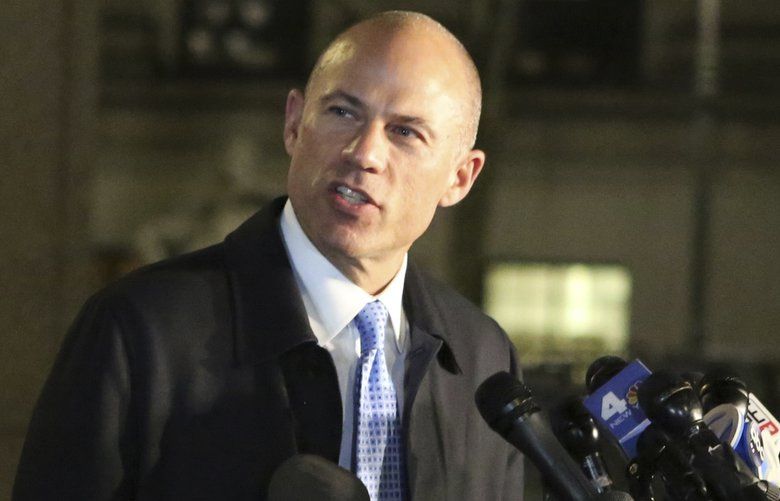 Michael Avenatti leaves Federal District Court in Manhattan after his arrest, March 25, 2019. Federal prosecutors have accused Avenatti, known for representing Stormy Daniels in her lawsuits against President Donald Trump, of attempting to extort millions of dollars from Nike by threatening negative publicity on the eve of an earnings call and the NCAA men’s basketball tournament. (Jefferson Siegel/The New York Times) XNYT225 XNYT225