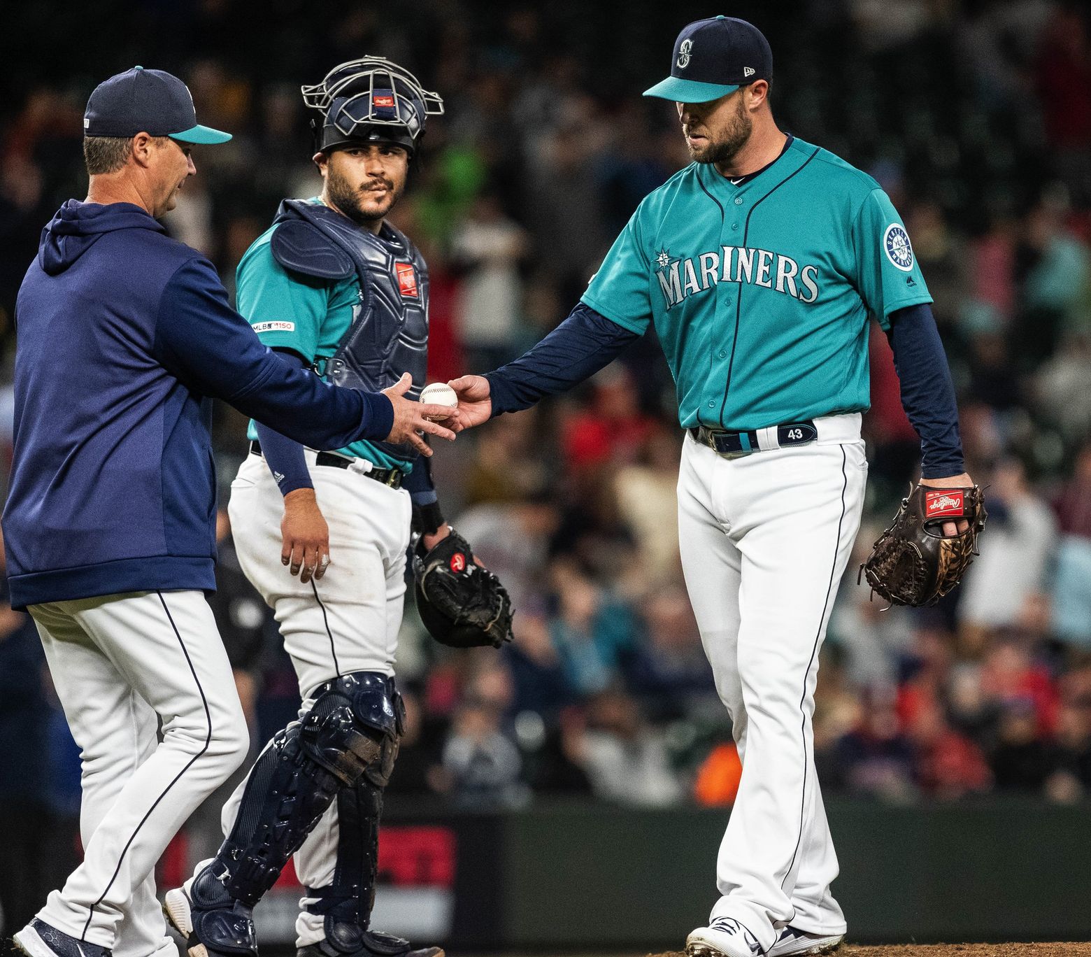 Mariners Place Closer Hunter Strickland On The 10 Day Injured List With A Right Lat Strain The Seattle Times